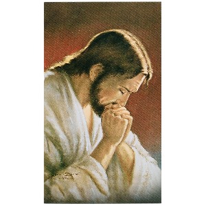 가톨릭 천주교 성물 상본-기도예수(이태리수입)