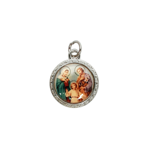 가톨릭 천주교 성물 양면메달-성가정, 그리스도 왕 (프라그 아기) (에폭시)