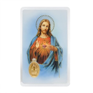 예수성심 삼종기도 카드형 상본 기도문 천주교 성물