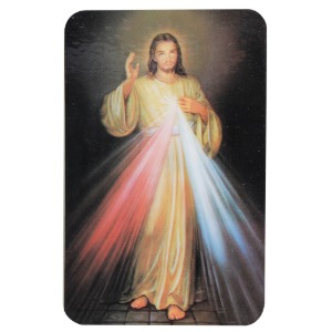 자비 예수님 상본 카드형 기도문(이태리수입) 천주교성물