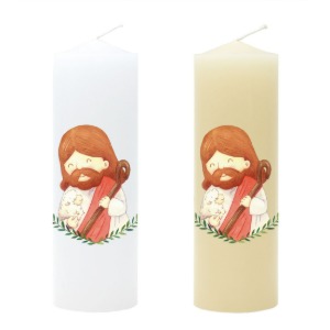 양초-기도초 백색,미색 예수님 15 가톨릭 천주교 성물