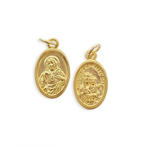 예수성심 도움이신 마리아 메달 (금도금) 이태리수입 천주교 성물